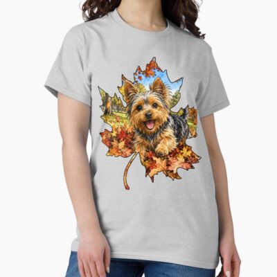 Yorkshire Terrier Vintage Illustration T-shirt
