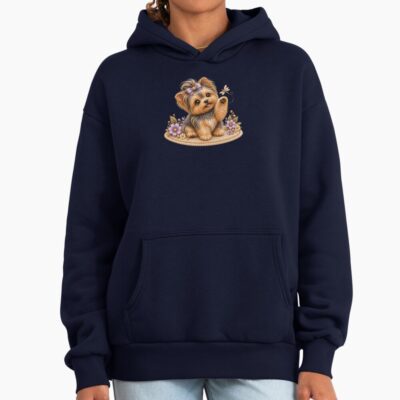 Yorkshire Terrier Vintage Artwork Hoodie