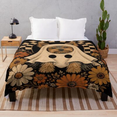 Yorkshire Terrier Modern Artwork Throw Blanket