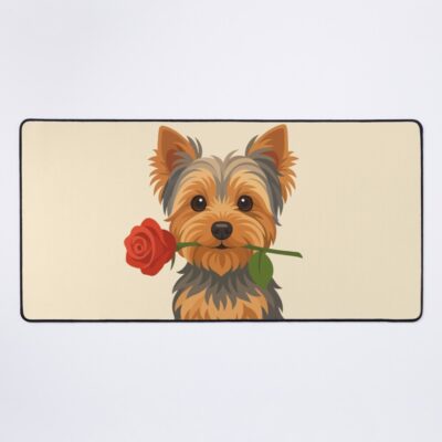 Yorkshire Terrier Graphic Illustration Mouse Pad