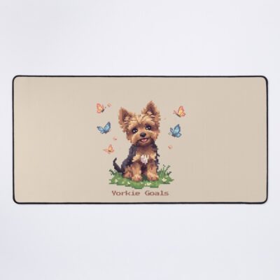 Yorkshire Terrier Signature Illustration Mouse Pad