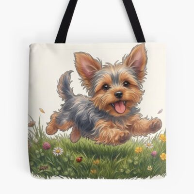 Yorkshire Terrier Heritage Artwork Tote Bag
