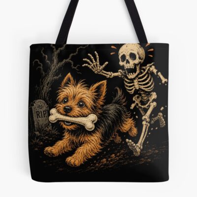 Yorkshire Terrier Iconic Illustration Tote Bag